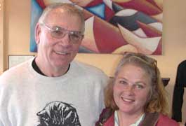 Howard Lyman with Judy Woods