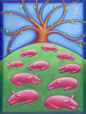 Pink Pastures by Mary Anne Nagy